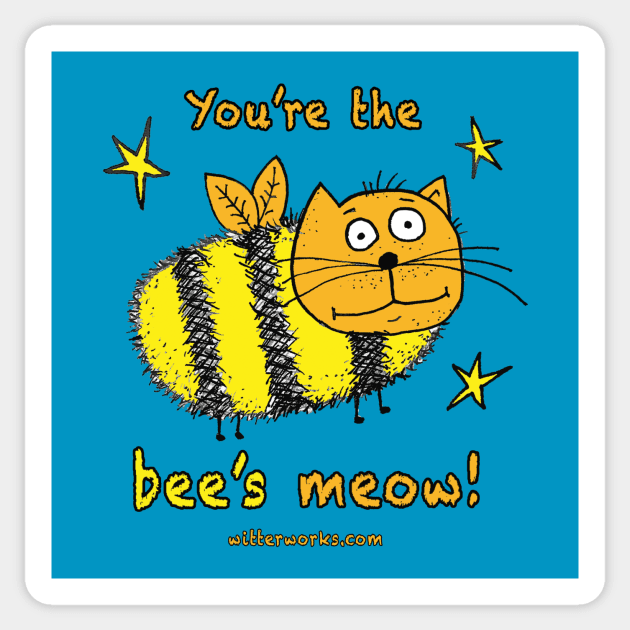 Bee's Meow Color Sticker by witterworks